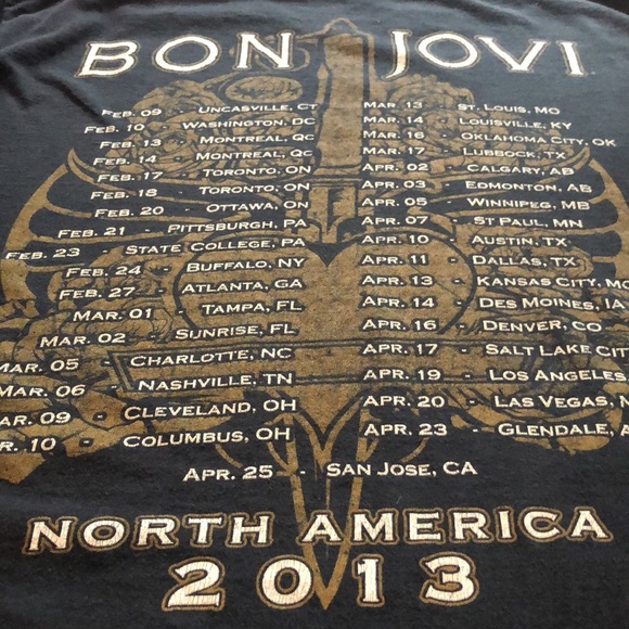 Bon Jovi Tour Tee - Picture 5 of 5